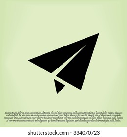 plane vector icon