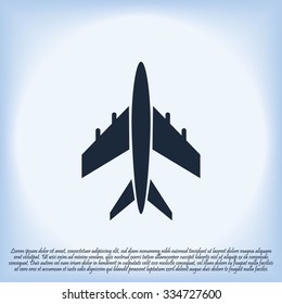 plane vector icon