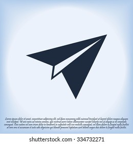 plane vector icon