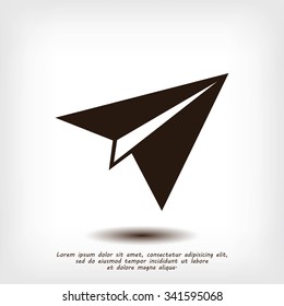 plane vector icon