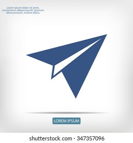 plane vector icon