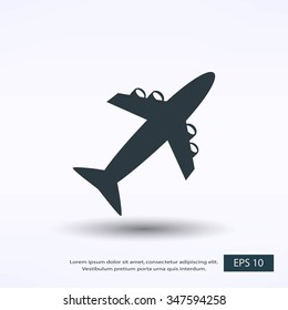 plane vector icon