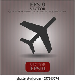 Plane vector icon