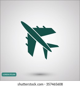 plane vector icon