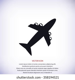 plane vector icon