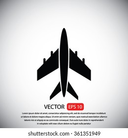 plane vector icon