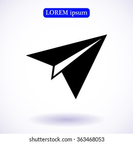 plane vector icon