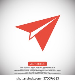 plane vector icon