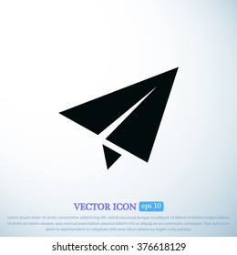 plane vector icon