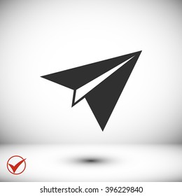 plane vector icon