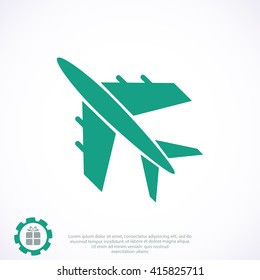 plane vector icon