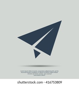 plane vector icon