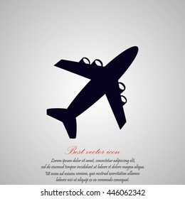 plane vector icon