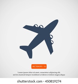 plane vector icon