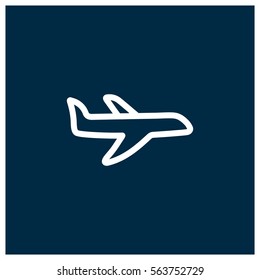 Plane vector icon