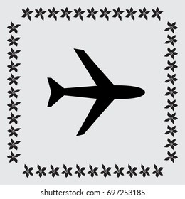 Plane vector icon