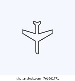 Plane vector icon