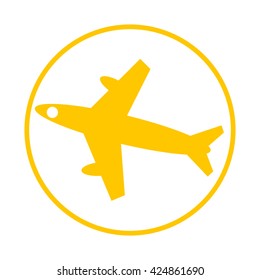 Plane vector icon. airplane.