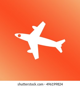 Plane vector icon. airplane.