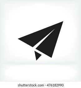 plane vector icon, vector best flat icon, EPS