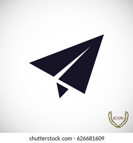 plane vector icon, vector best flat icon, EPS