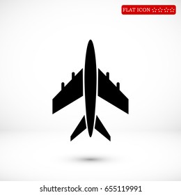 plane vector icon, vector best flat icon EPS