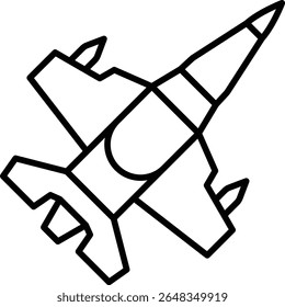 Plane vector icon. Can be used for printing, mobile and web applications.