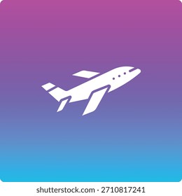 Icono de Vector de avión. Se puede utilizar para aplicaciones de impresión, móviles y de Web.