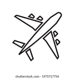 Plane Vector Icon design for web use