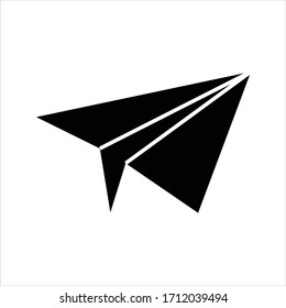 plane vector icon illustration sign
