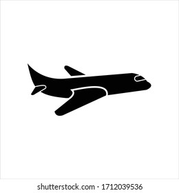 plane vector icon illustration sign