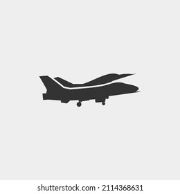 Signo de ilustración de icono del vector de plano