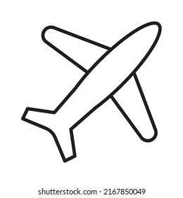 plane vector icon for website symbol presentation