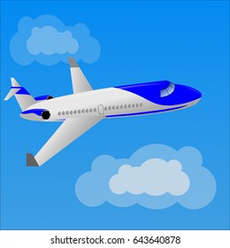 plane vector illustration