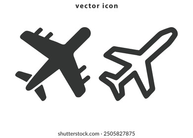 Plane vector illustration art design airplane logo icon. Flight transport symbol icon