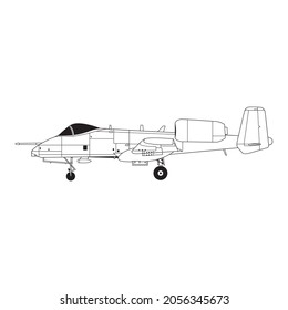 Plane Vector Illustration Isolated On White Stock Vector (Royalty Free ...