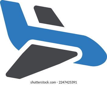 plane Vector illustration on a transparent background. Premium quality symmbols. Glyphs vector icons for concept and graphic design.