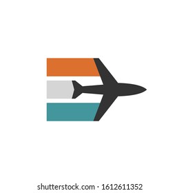 plane Vector logo design templates,icon, Flight plane. Vector illustration,Plane Logo Design. Creative vector icon with plane