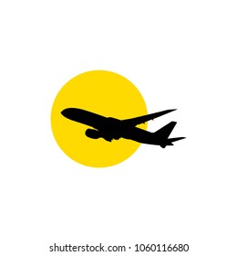 Plane Vector Template Design Illustration