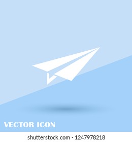 Plane vector web icon