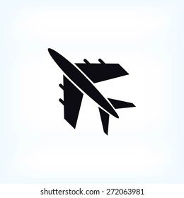 plane vektor icon