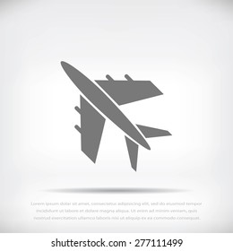 plane vektor icon