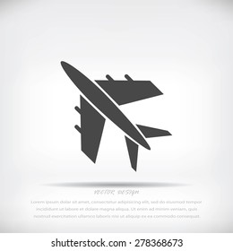 plane vektor icon
