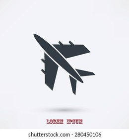 plane vektor icon