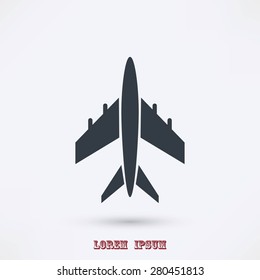 plane vektor icon