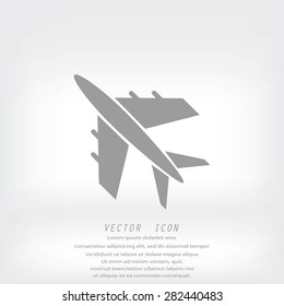 plane vektor icon