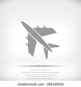 plane vektor icon
