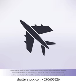 plane vektor icon