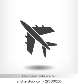 plane vektor icon