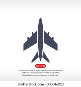 plane vektor icon